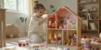 Zabawa w dom – co daje dzieciom domek dla lalek?