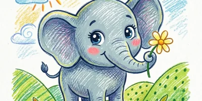 Słonik, który miał wielkie uszy, ale nie słuchał